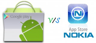 Google Play v/s Nokia Store